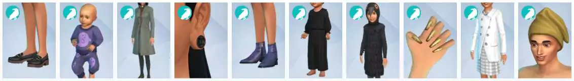 The Sims 4 Life and Death - Create a Sim - CAS Items