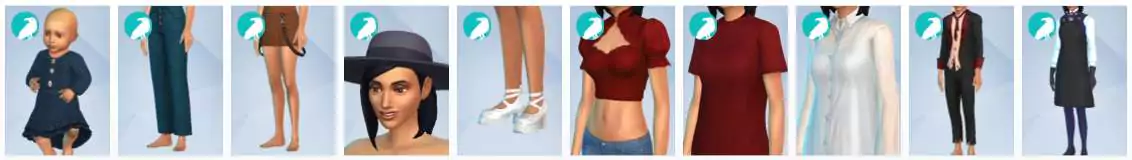 The Sims 4 Life and Death - Create a Sim - CAS Items