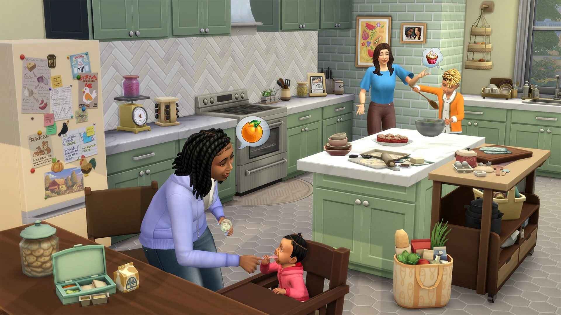 The Sims 4 Kitchen Clutter Kit - The Sim Architect The Sims 4 Kitchen Clutter - Family Friendly