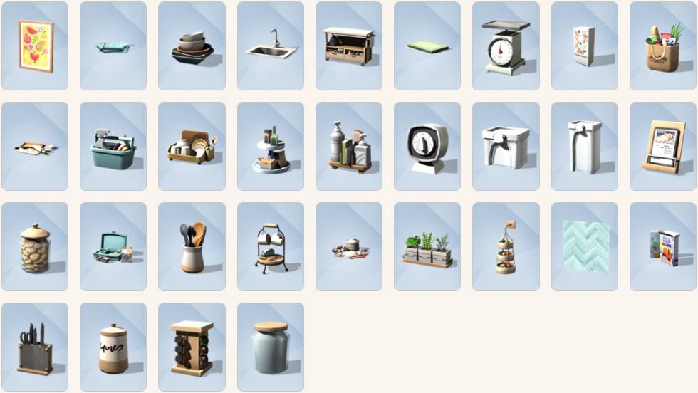 The Sims 4 Kitchen Clutter Kit - The Sim Architect The Sims 4 Kitchen Clutter Items