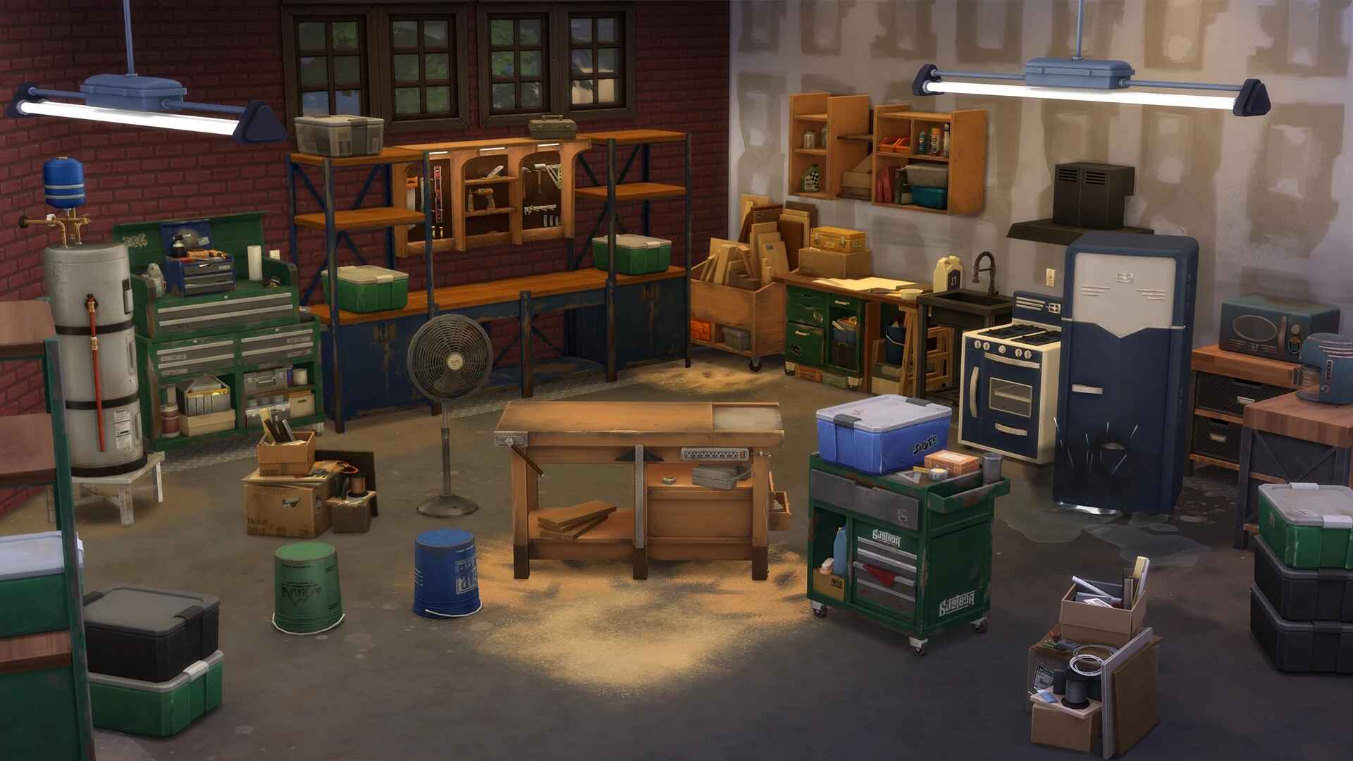 The Sims 4 Restoration Workshop Kit - The Sim Architect The Sims 4 Restoration Workshop - Scene 1