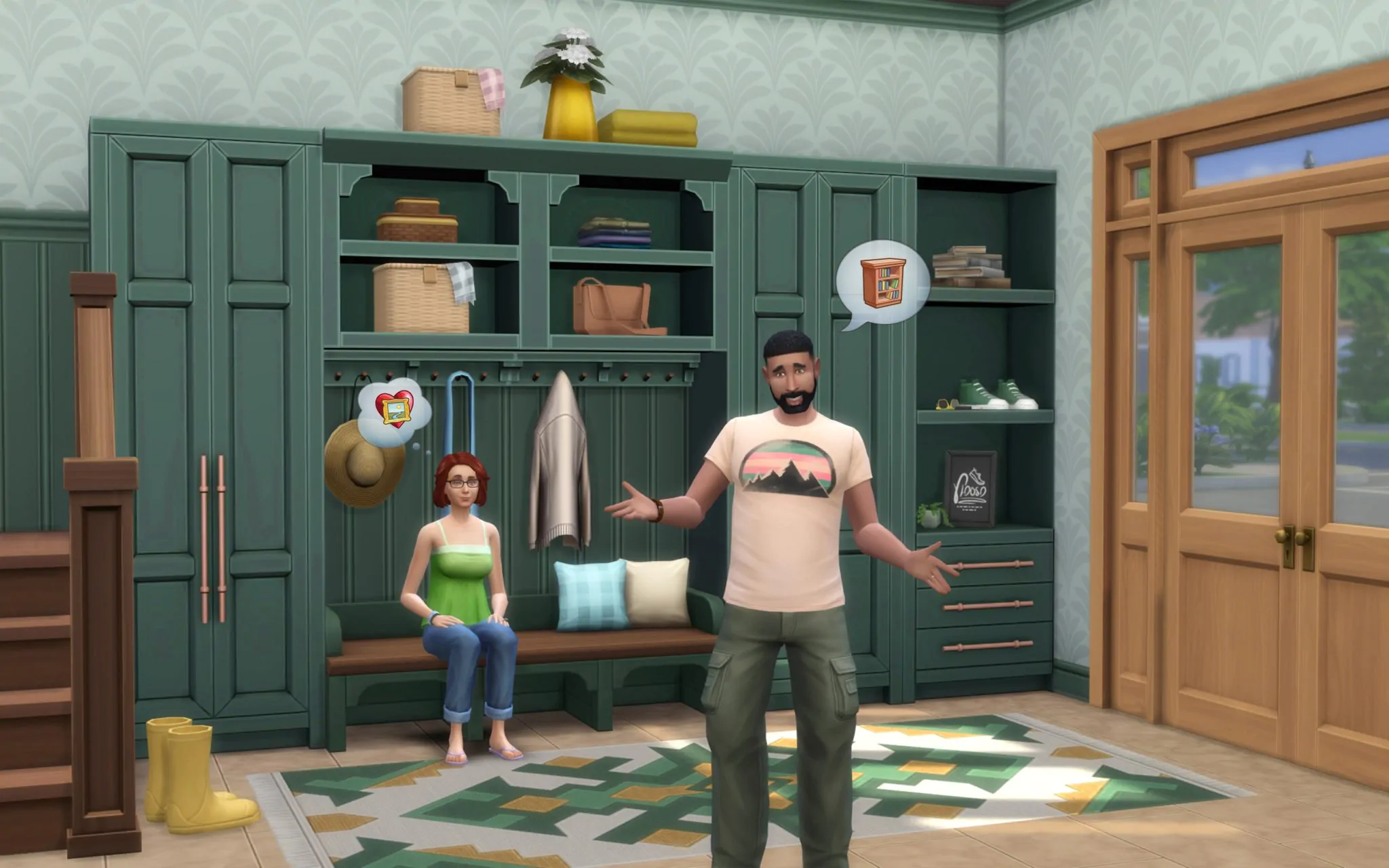 The Sims 4 Grange Mudroom Kit - The Sim Architect The Sims 4 Grange Mudroom Kit - Screenshot 1