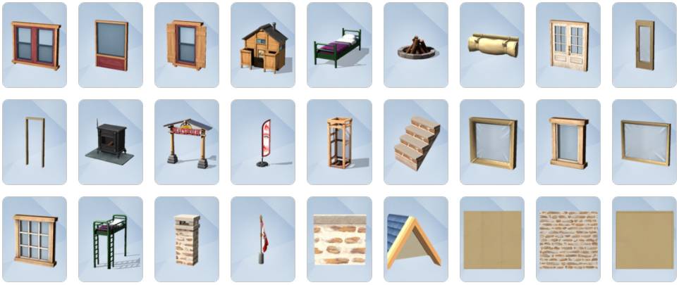 The Sims 4 Adventure Awaits Expansion Pack - Build Buy Items