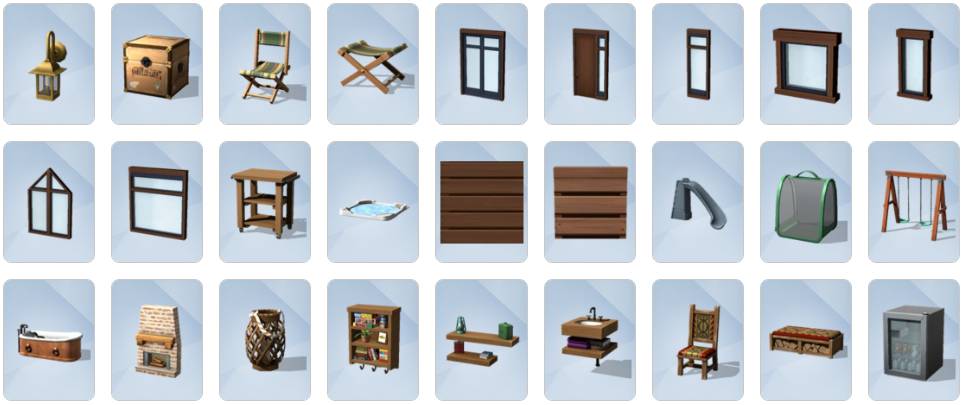 The Sims 4 Adventure Awaits Expansion Pack - Build Buy Items