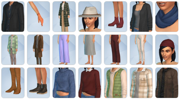 The Sims 4 Autumn Apparel Kit - The Sim Architect The Sims 4 Autumn Apparel Kit - The Sim Architect