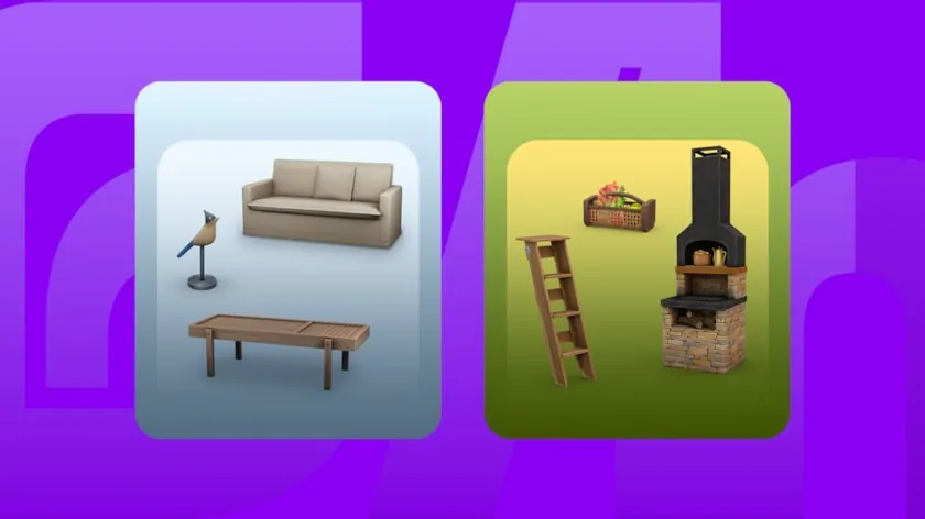 The Sims 4 Update 1.119.109 - 150 Community Chosen Fixes - November 4, 2025 - The Sim Architect Modern Retreat and Garden to Table Teasers