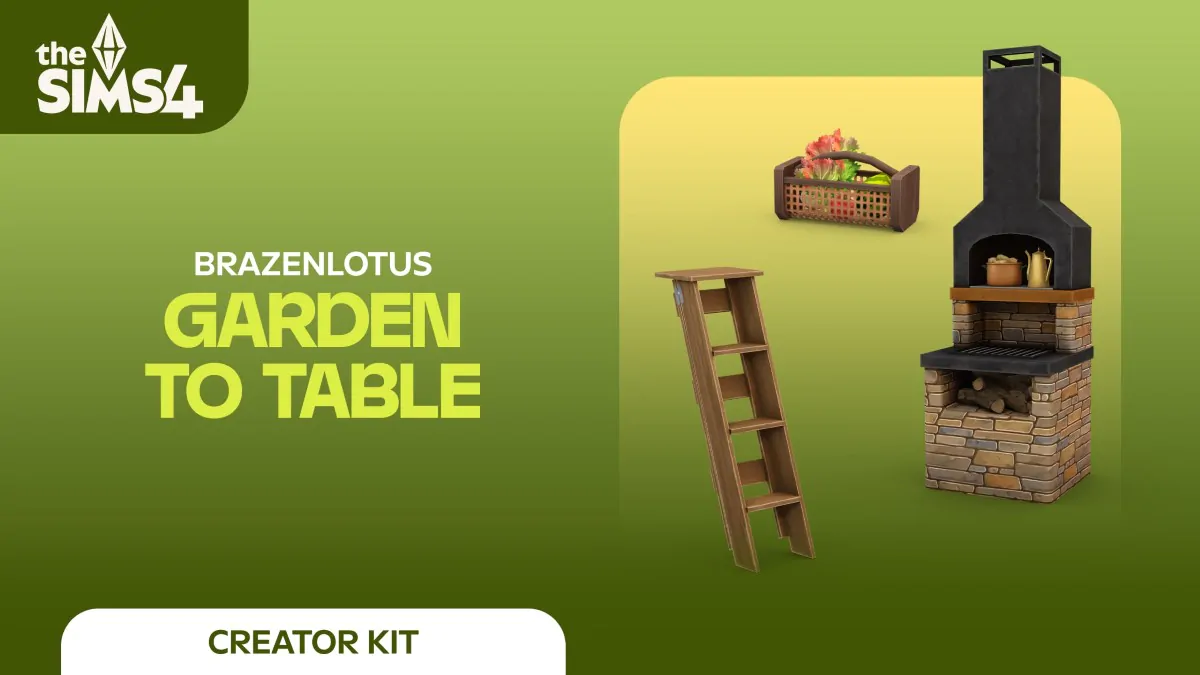Sims 4 Garden to Table Kit
