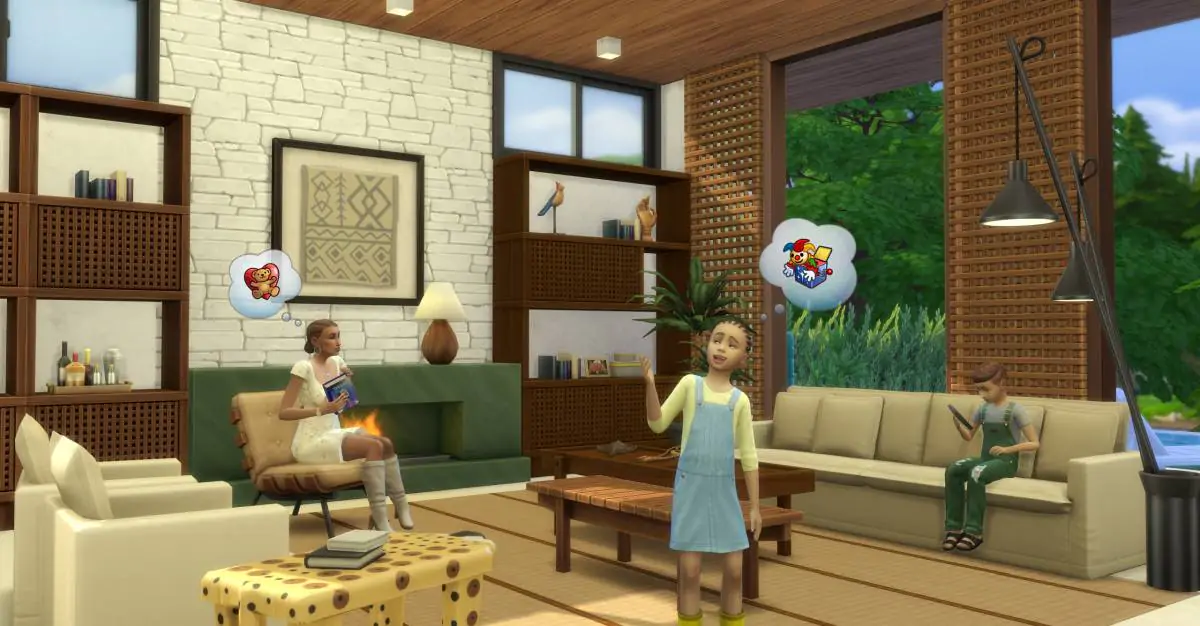 Sims 4 Modern Retreat Kit - Scene 1