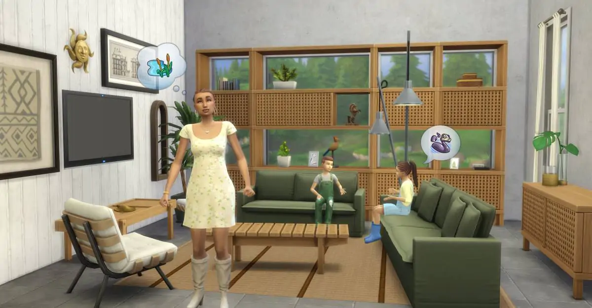 Sims 4 Modern Retreat Kit - Scene 2