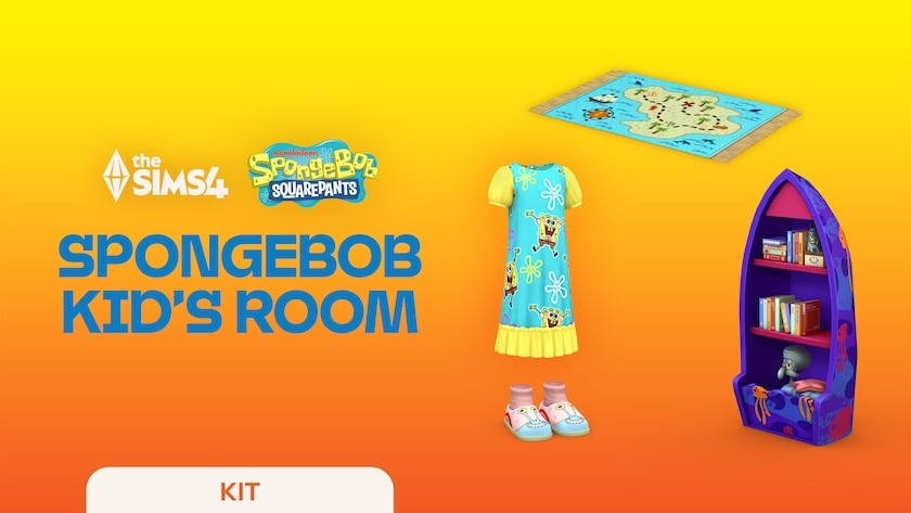 The Sims 4 SpongeBob Kid's Room Kit - SP70