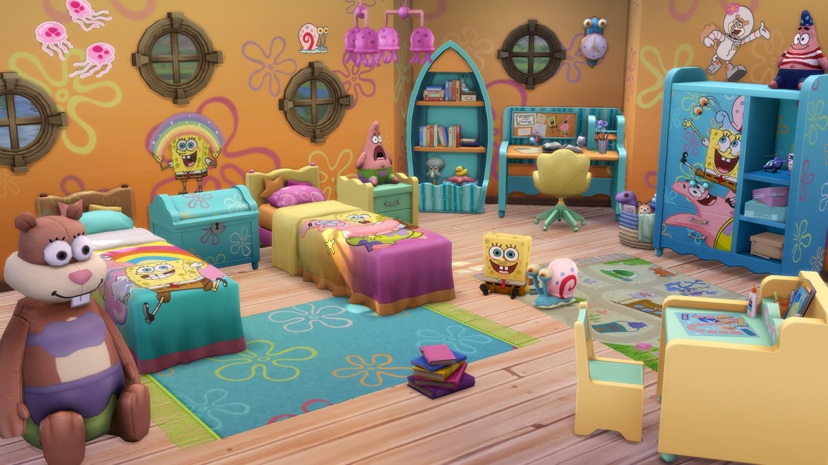 The Sims 4 SpongeBob Kid’s Room Kit - The Sim Architect The Sims 4 SpongeBob Kid’s Room Kit - The Sim Architect