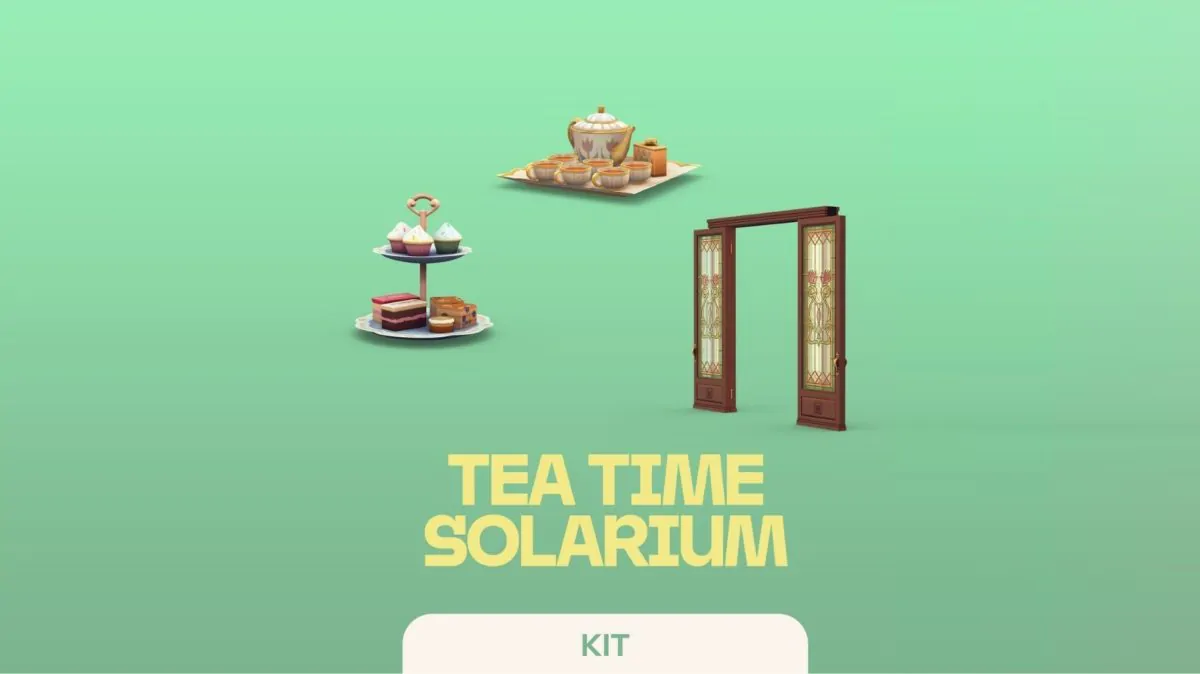 The Sims 4 Tea Time Solarium Kit - Horizontal Cover - Copy