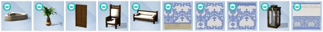 The Sims 4 Royalty & Legacy - Build-Buy Items Sims 4 Royalty & Legacy - Build/Buy Items