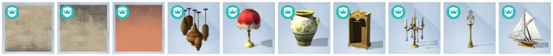 The Sims 4 Royalty & Legacy - Build-Buy Items Sims 4 Royalty & Legacy - Build/Buy Items