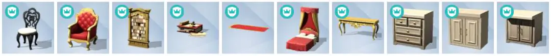 The Sims 4 Royalty & Legacy - Build-Buy Items Sims 4 Royalty & Legacy - Build/Buy Items