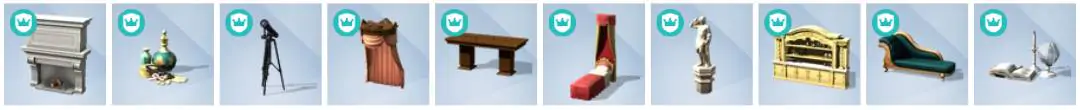 The Sims 4 Royalty & Legacy - Build-Buy Items Sims 4 Royalty & Legacy - Build/Buy Items