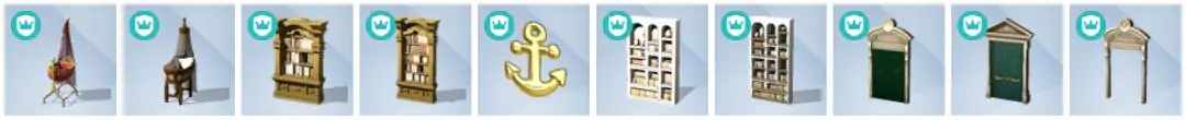 The Sims 4 Royalty & Legacy - Build-Buy Items Sims 4 Royalty & Legacy - Build/Buy Items