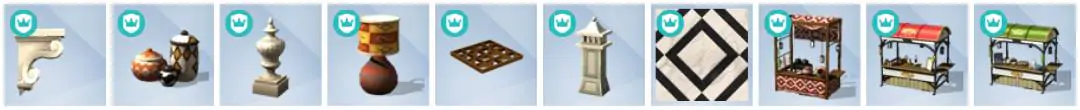 The Sims 4 Royalty & Legacy - Build-Buy Items Sims 4 Royalty & Legacy - Build/Buy Items