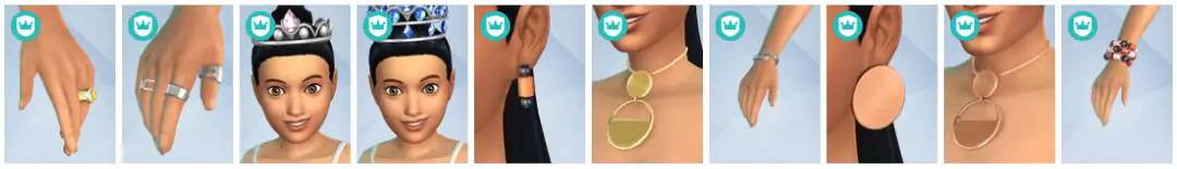 The Sims 4 Royalty & Legacy - CAS Items 13