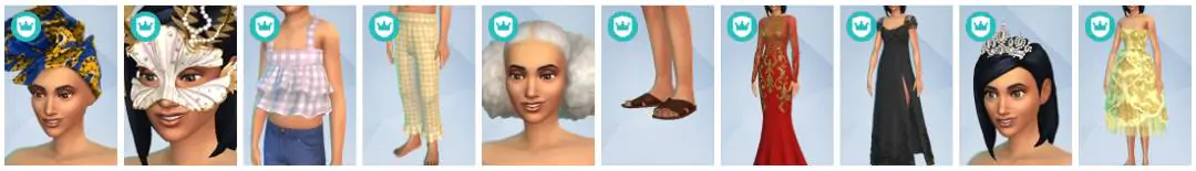 The Sims 4 Royalty & Legacy - CAS Items 16