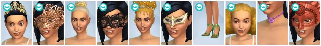 The Sims 4 Royalty & Legacy - CAS Items 17