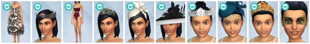 The Sims 4 Royalty & Legacy - CAS Items 18