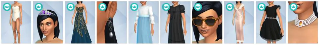 The Sims 4 Royalty & Legacy - CAS Items 19