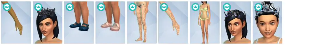 The Sims 4 Royalty & Legacy - CAS Items 22