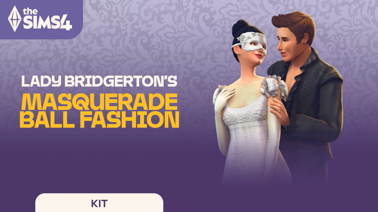 The Sims 4 Lady Bridgerton's Masquerade Ball Fashion Kit - The Sim Architect