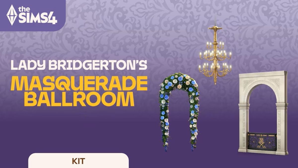 The Sims 4 Lady Bridgerton's Masquerade Ballroom Kit - The Sim Architect