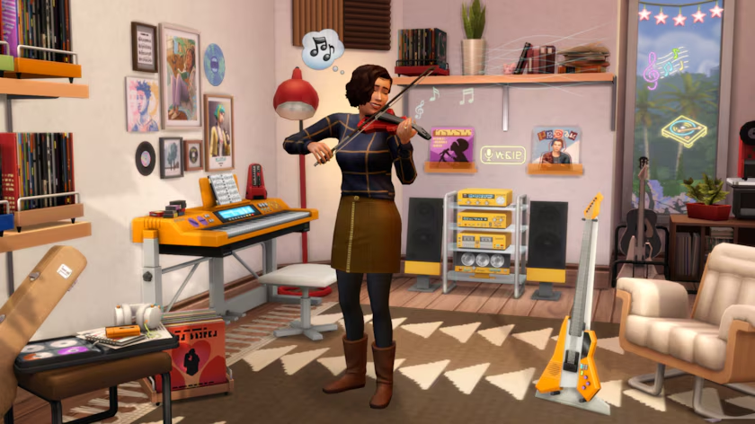 The Sims 4 Music Den Kit