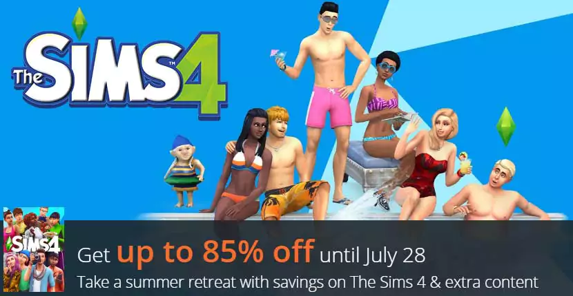 The Sims 4 July 2020 Sale [Up to 85% Off]