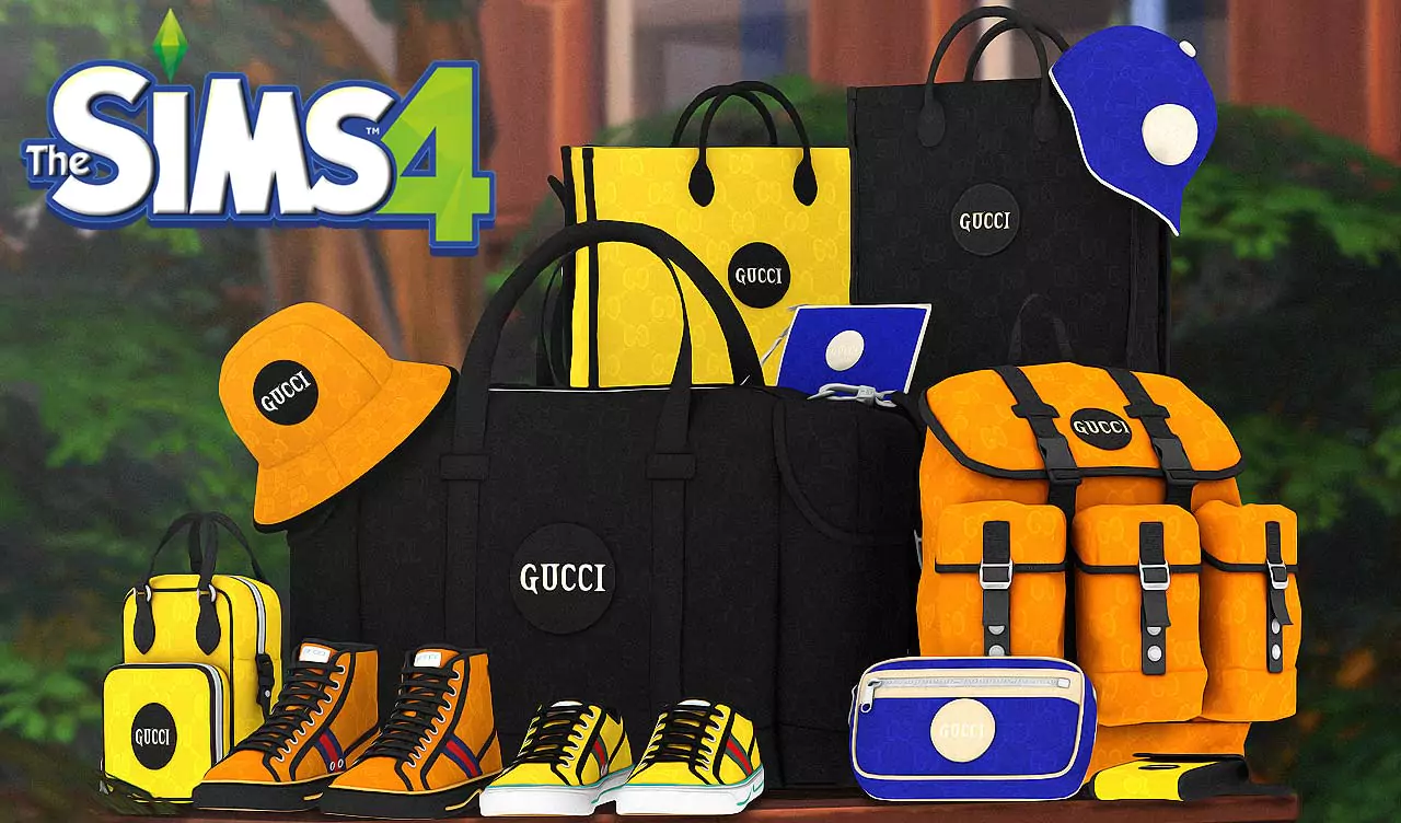 The Sims 4 Gucci Stuff Pack - The Sim Architect Sims 4 Gucci Stuff Pack - A Collection of Custom Content
