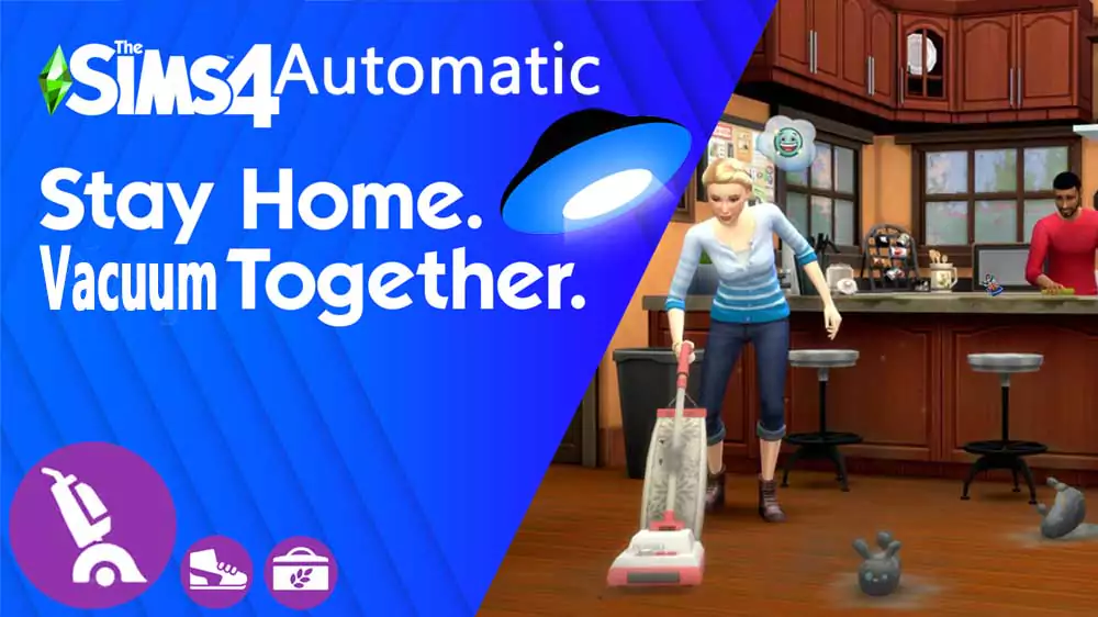 Sims 4 All in One Automatic Bust the Dust, Country Kitchen and Throwback Fit Kits
