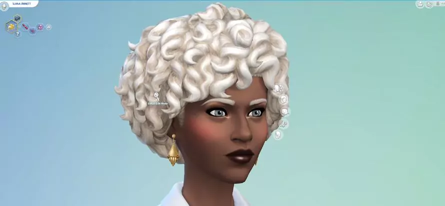 The Sims 4 Patch 1.73.48.1030 New Hair Style Blonde