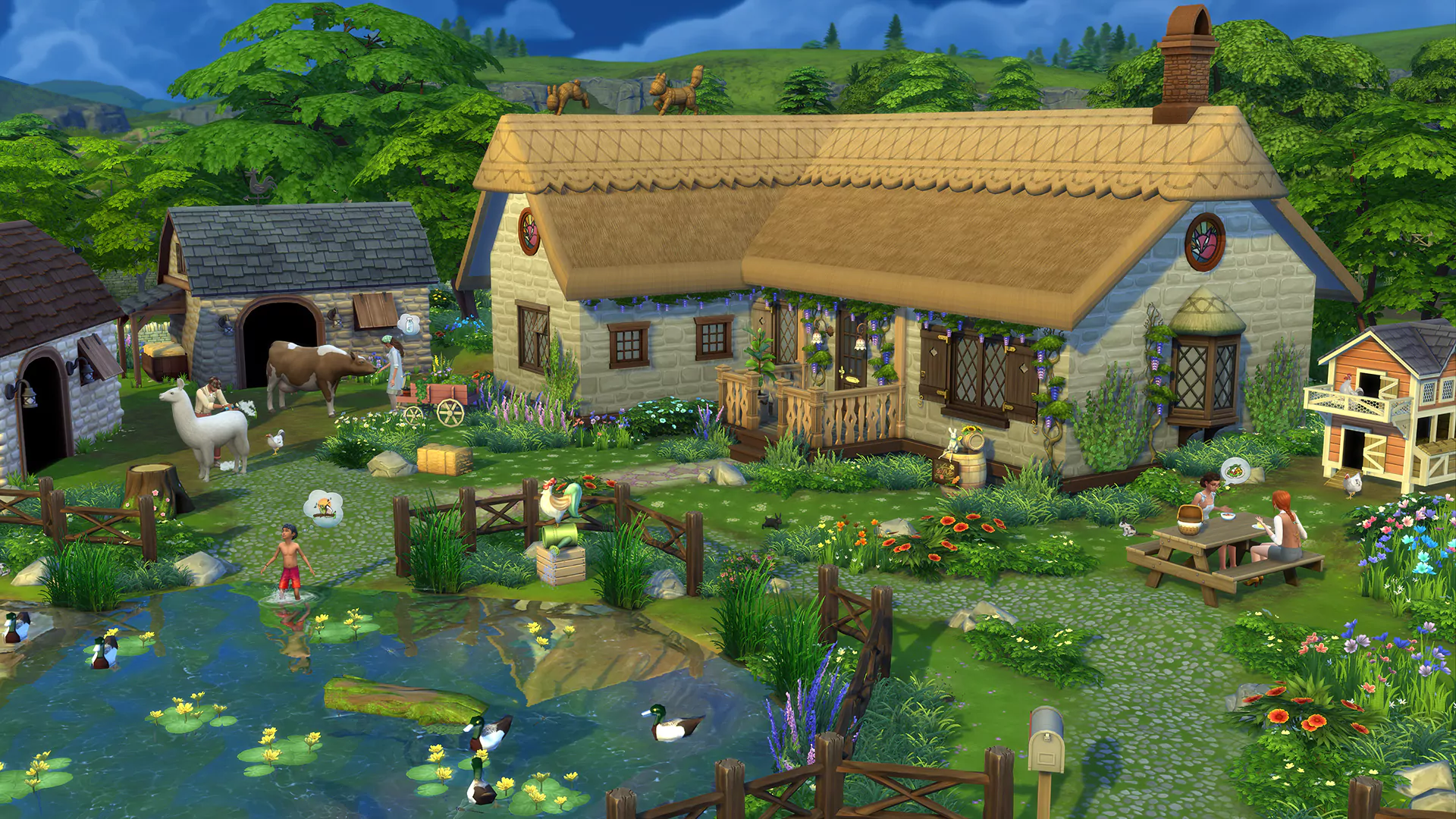 The Sims 4 Cottage Living Expansion Pack - The Sim Architect The Sims 4 Cottage Living - Farmhouse