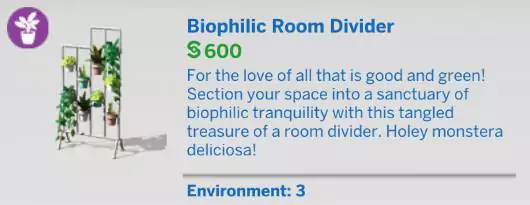 The Sims 4 Blooming Rooms Kit 1.81.72.1030 - November 9, 2021 - The Sim Architect The Sims 4 Blooming Rooms Kit - Biophilic Room Divider