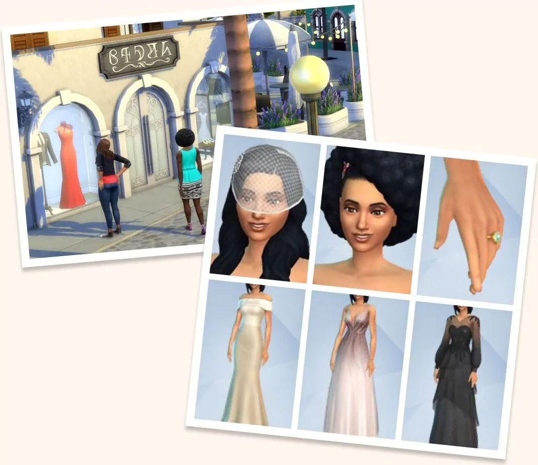 The Sims 4 My Wedding Stories Game Pack - The Sim Architect The Sims 4 My Wedding Stories - Dresses and Accessories