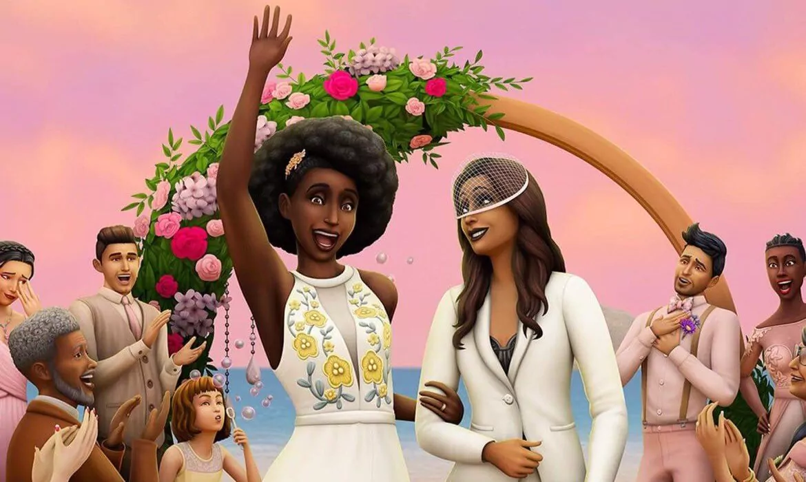 The Sims 4 My Wedding Stories Horizontal Cover