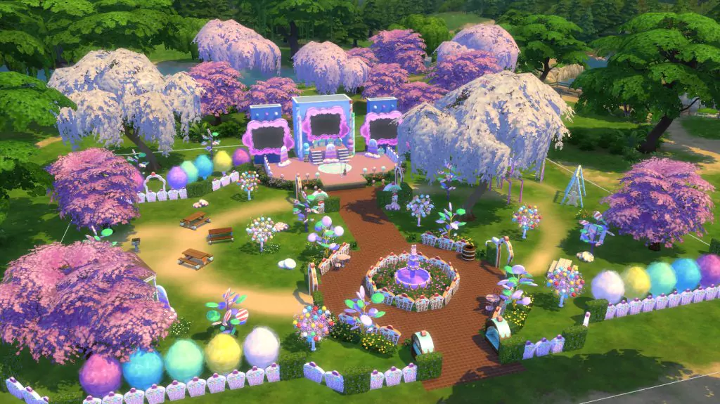 The Sims 4 Sweet Treats Stuff Pack - Outdoor Objects and Props