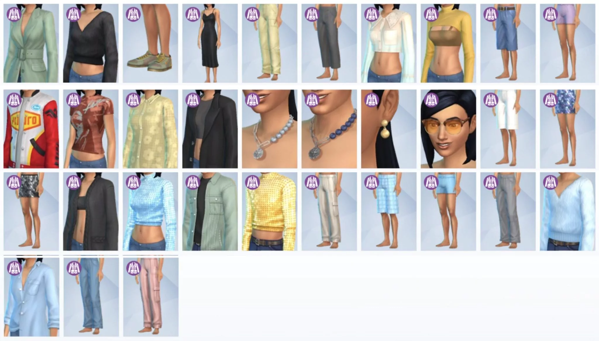 The Sims 4 Moonlight Chic Kit - The Sim Architect The Sims 4 Moonlight Chic Kit - CAS Items