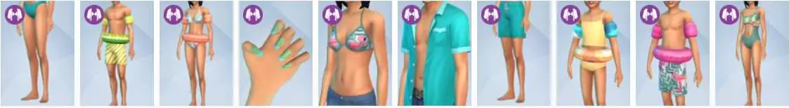 The Sims 4 PoolSide Splash Kit - The Sim Architect The Sims 4 PoolSide Splash Items
