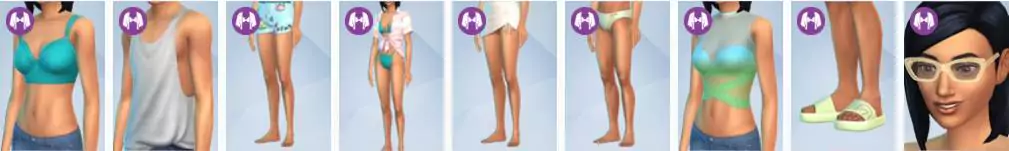 The Sims 4 PoolSide Splash Kit - The Sim Architect The Sims 4 PoolSide Splash Items