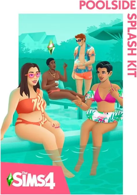 The Sims 4 PoolSide Splash Kit - The Sim Architect The Sims 4 PoolSide Splash Kit