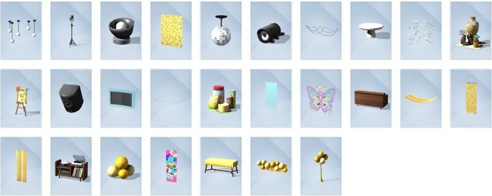 The Sims 4 Party Essentials Kit - The Sim Architect The Sims 4 Party Essentials Kit - Included Items