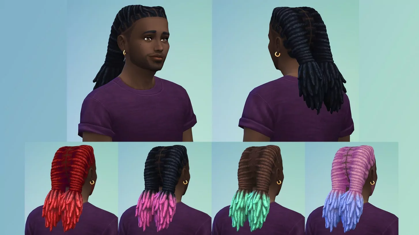 The Sims 4 1.108.318.1020 SECOND Pre Sims 4 Lovestruck Expansion Pack Update - July 23rd, 2024 - The Sim Architect Sims 4 Dark and Lovely Collab Hairstyle