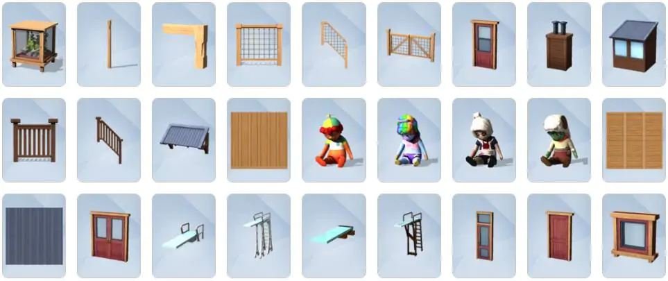 The Sims 4 Adventure Awaits Expansion Pack - Build Buy Items