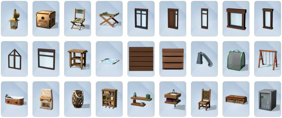 The Sims 4 Adventure Awaits Expansion Pack - Build Buy Items