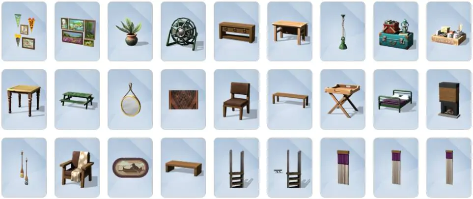 The Sims 4 Adventure Awaits Expansion Pack - Build Buy Items